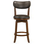 Irvi Traditional Rubberwood 3-Piece Barstool Counter Height Dining Set by