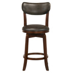 Irvi Traditional Rubberwood 3-Piece Barstool Counter Height Dining Set by