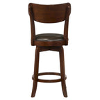 Irvi Traditional Rubberwood 3-Piece Barstool Counter Height Dining Set by