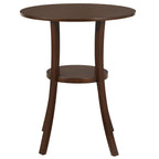 Irvi Traditional Rubberwood 3-Piece Barstool Counter Height Dining Set by