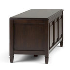 WYNDENHALL Hampshire SOLID WOOD 51 inch Wide Traditional Storage Bench Trunk - 51 W x 18 D x 20.75 H