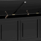 WYNDENHALL Hampshire SOLID WOOD 51 inch Wide Traditional Storage Bench Trunk - 51 W x 18 D x 20.75 H