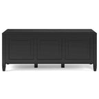 WYNDENHALL Hampshire SOLID WOOD 51 inch Wide Traditional Storage Bench Trunk - 51 W x 18 D x 20.75 H