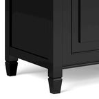 WYNDENHALL Hampshire SOLID WOOD 51 inch Wide Traditional Storage Bench Trunk - 51 W x 18 D x 20.75 H