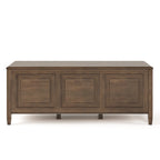 WYNDENHALL Hampshire SOLID WOOD 51 inch Wide Traditional Storage Bench Trunk - 51 W x 18 D x 20.75 H