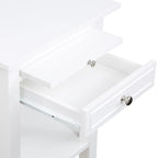 American Heritage Logan 1 Drawer End Table with Charging Station and Pull-Out Shelf