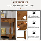 63.38 Long Sofa Console Table with 3 Drawers for Entryway Behind Couch Hall Foyer