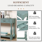 63.38 Long Sofa Console Table with 3 Drawers for Entryway Behind Couch Hall Foyer