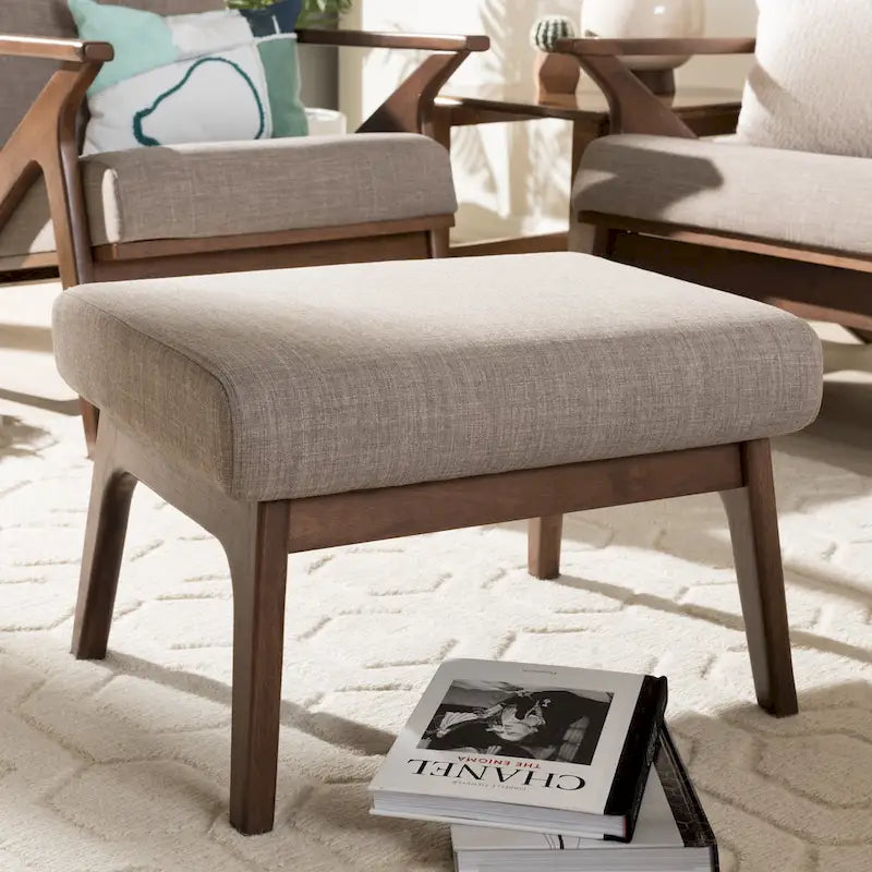 Mid-Century Ottoman by