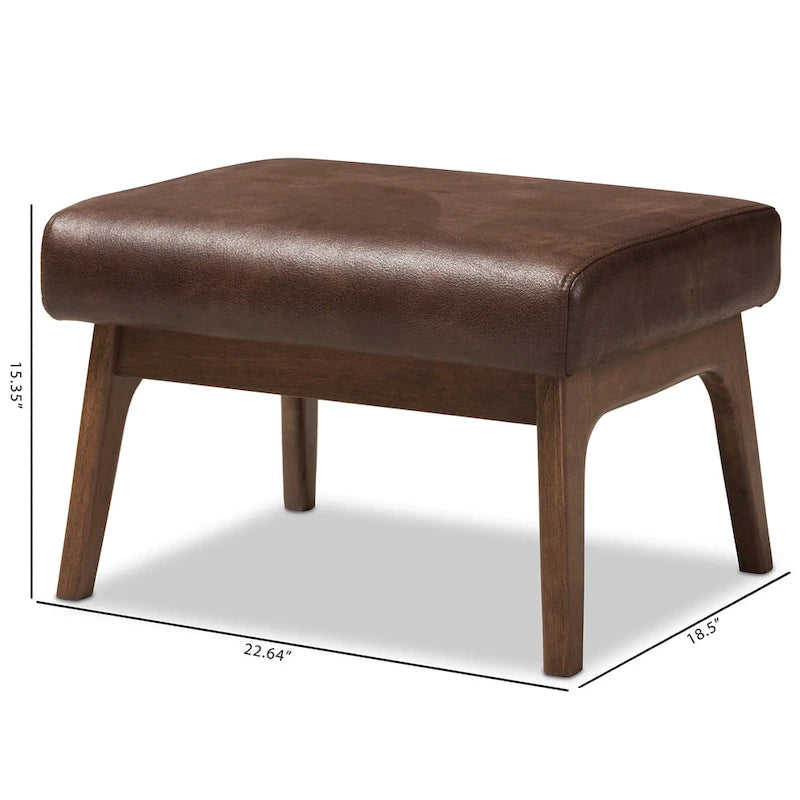 Mid-Century Ottoman by