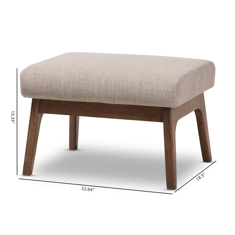 Mid-Century Ottoman by