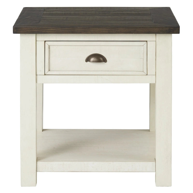 Downington Solid Wood End Table