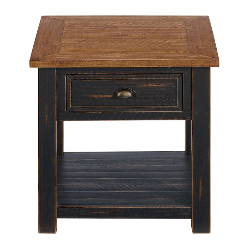 Downington Solid Wood End Table