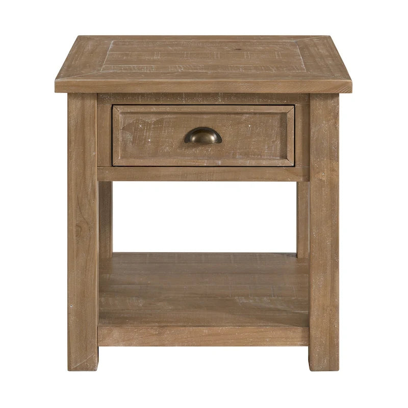 Downington Solid Wood End Table