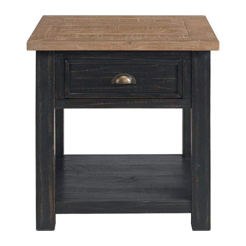Downington Solid Wood End Table