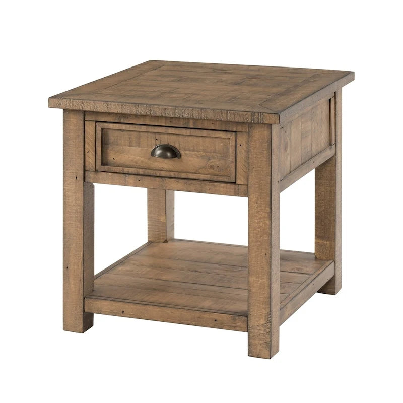 Downington Solid Wood End Table
