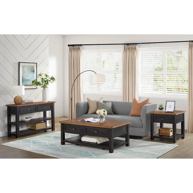 Downington Solid Wood End Table