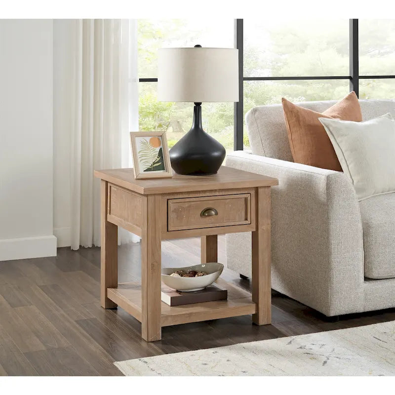 Downington Solid Wood End Table