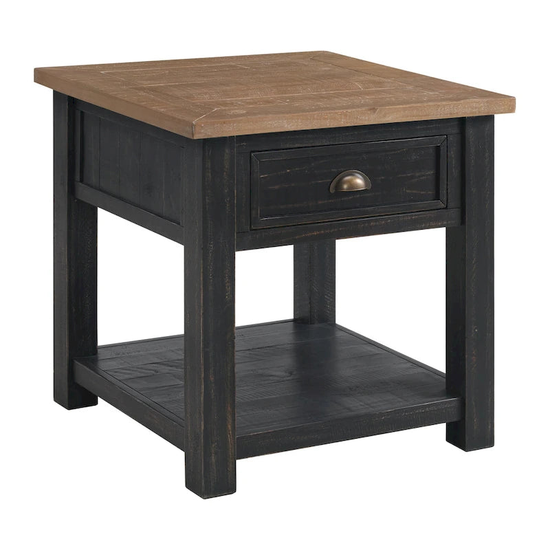 Downington Solid Wood End Table