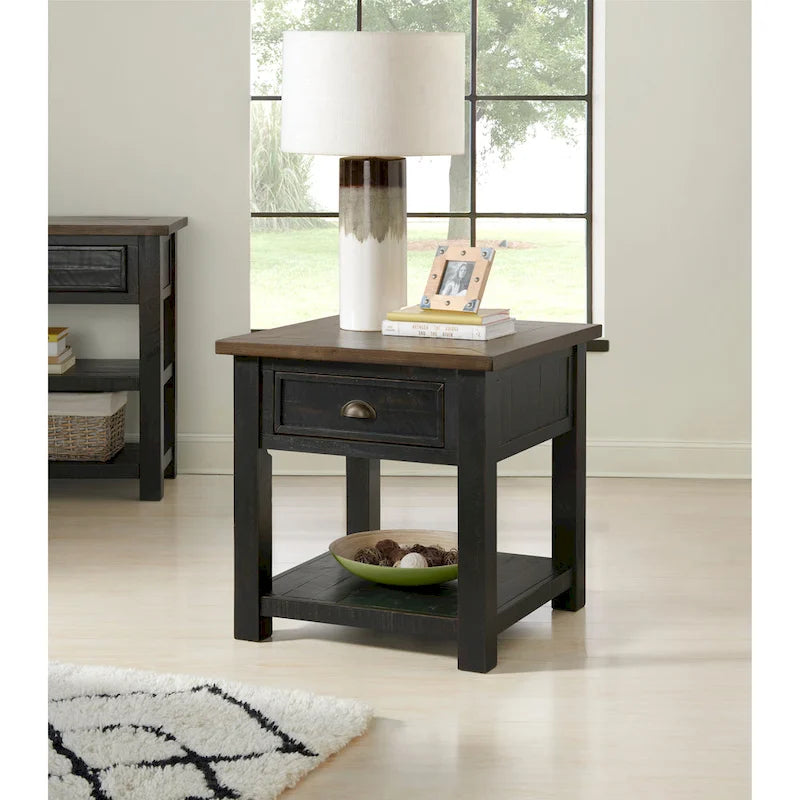 Downington Solid Wood End Table
