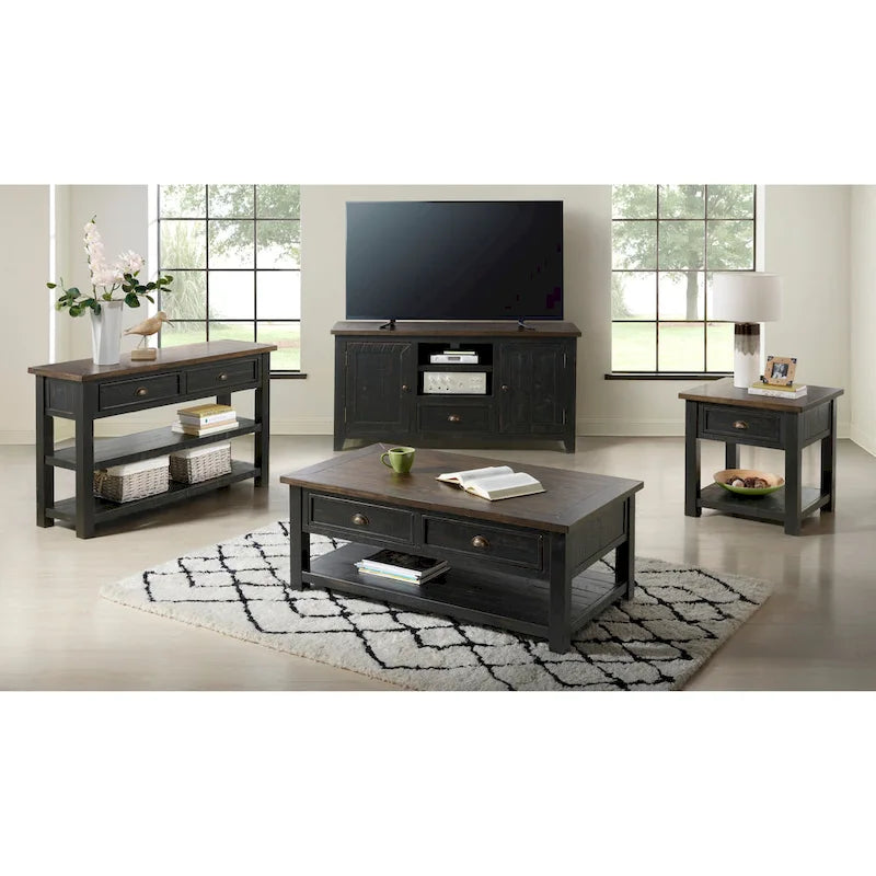 Downington Solid Wood End Table
