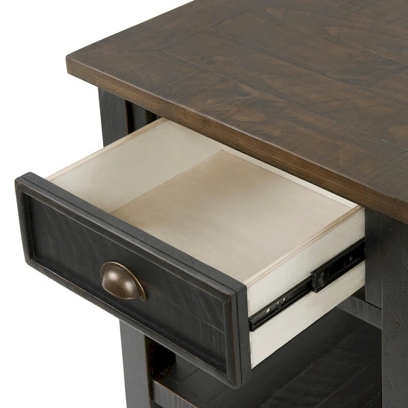 Downington Solid Wood End Table