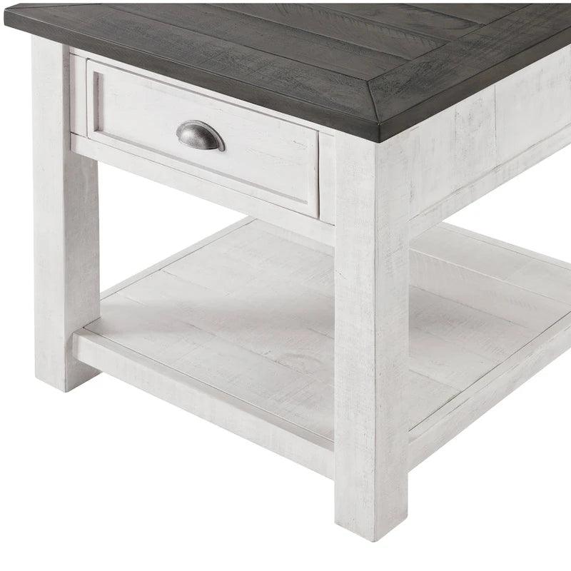 Downington Solid Wood End Table