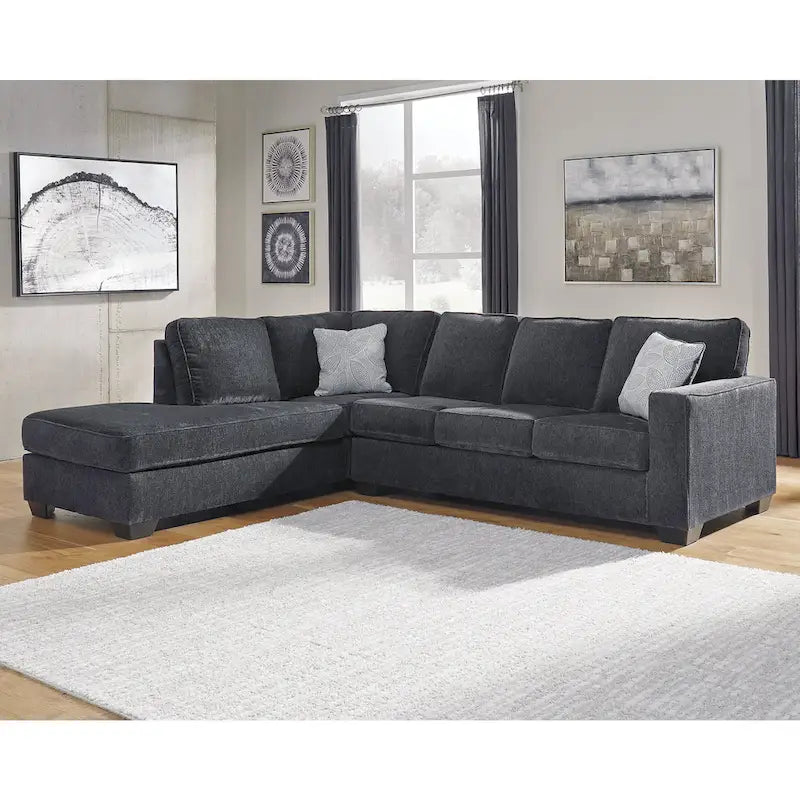  Altari 2-Piece Sectional with Chaise - 110 W x 90 D x 37 H