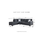 Altari 2-Piece Sectional with Chaise - 110 W x 90 D x 37 H