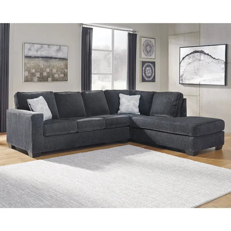 Altari 2-Piece Sectional with Chaise - 110 W x 90 D x 37 H