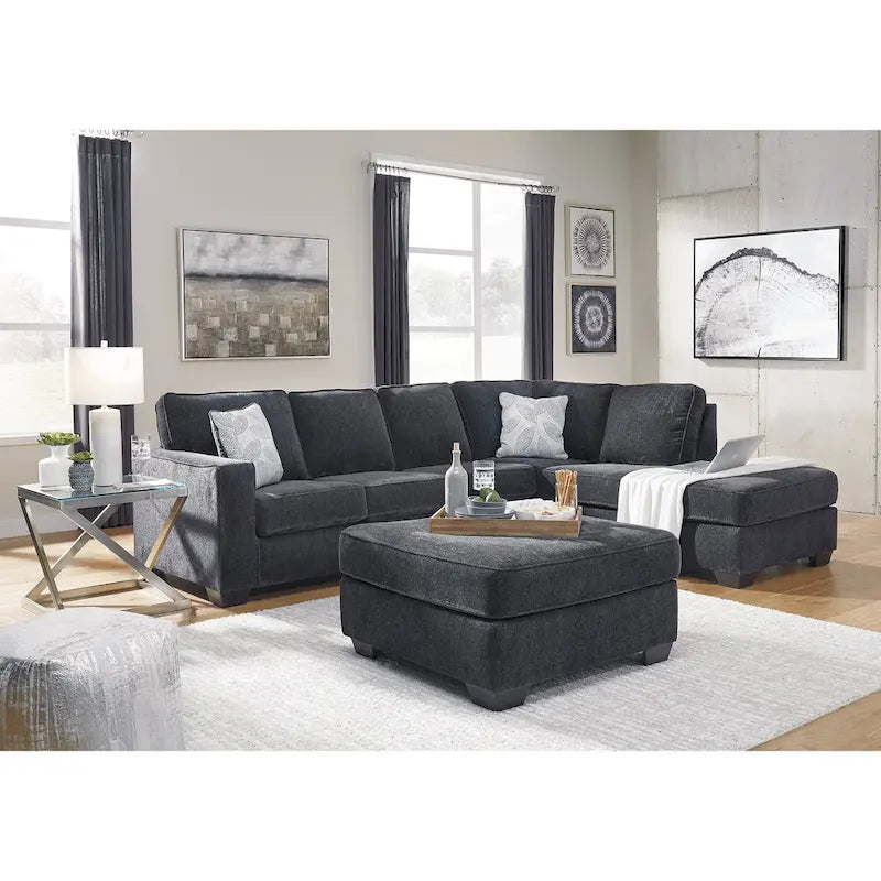 Altari 2-Piece Sectional with Chaise - 110 W x 90 D x 37 H