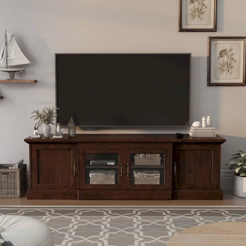 Bick Rustic 68-inch Multifunctional Storage TV Console by