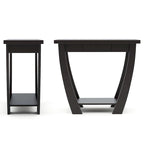 DH BASIC Curved Entryway Storage Sofa Table by Denhour