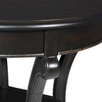 Copper Grove Korostyshiv Hand-painted Transitional Accent Table
