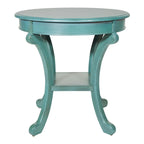 Copper Grove Korostyshiv Hand-painted Transitional Accent Table