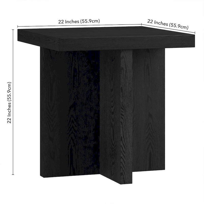 Elna 22 Wide Rectangular Side Table - 22 Wide