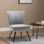 Armless Accent Chair Set of 2 , Living Room Chairs modern accent chairs for bedroom