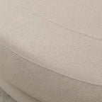 54 Wide Elegant Round Swivel Barrel Chair, Chair and a Half