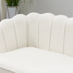 59W Mid-century Modern Tufted Loveseat Upholstered Sofa