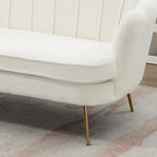 59W Mid-century Modern Tufted Loveseat Upholstered Sofa