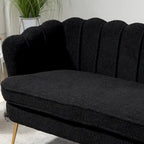 59W Mid-century Modern Tufted Loveseat Upholstered Sofa