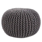 Asilah Indoor and Outdoor Round Pouf - 20X20X14