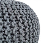 Asilah Indoor and Outdoor Round Pouf - 20X20X14