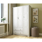 Palace Imports 100% Solid Wood Grand Wardrobe Armoire