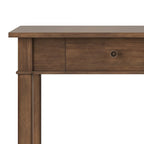 WYNDENHALL Sterling SOLID WOOD Transitional 42 inch Wide Home Office Desk