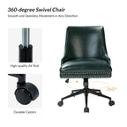 Sonia Modern Faux Leather Task Chair with Height-adjustable by HULALA HOME