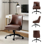 Sonia Modern Faux Leather Task Chair with Height-adjustable by HULALA HOME