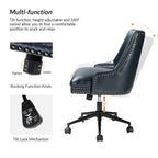 Sonia Modern Faux Leather Task Chair with Height-adjustable by HULALA HOME