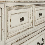 Magnolia Manor Panel Bed, Dresser and Mirror, and Nightstand Set