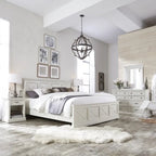 Homestyles Seaside Lodge Off-White King Bed Frame